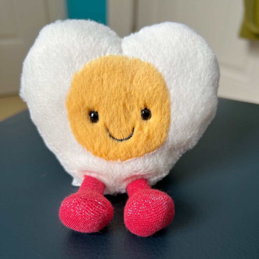 Jellycat Amuseables Heart Boiled Egg